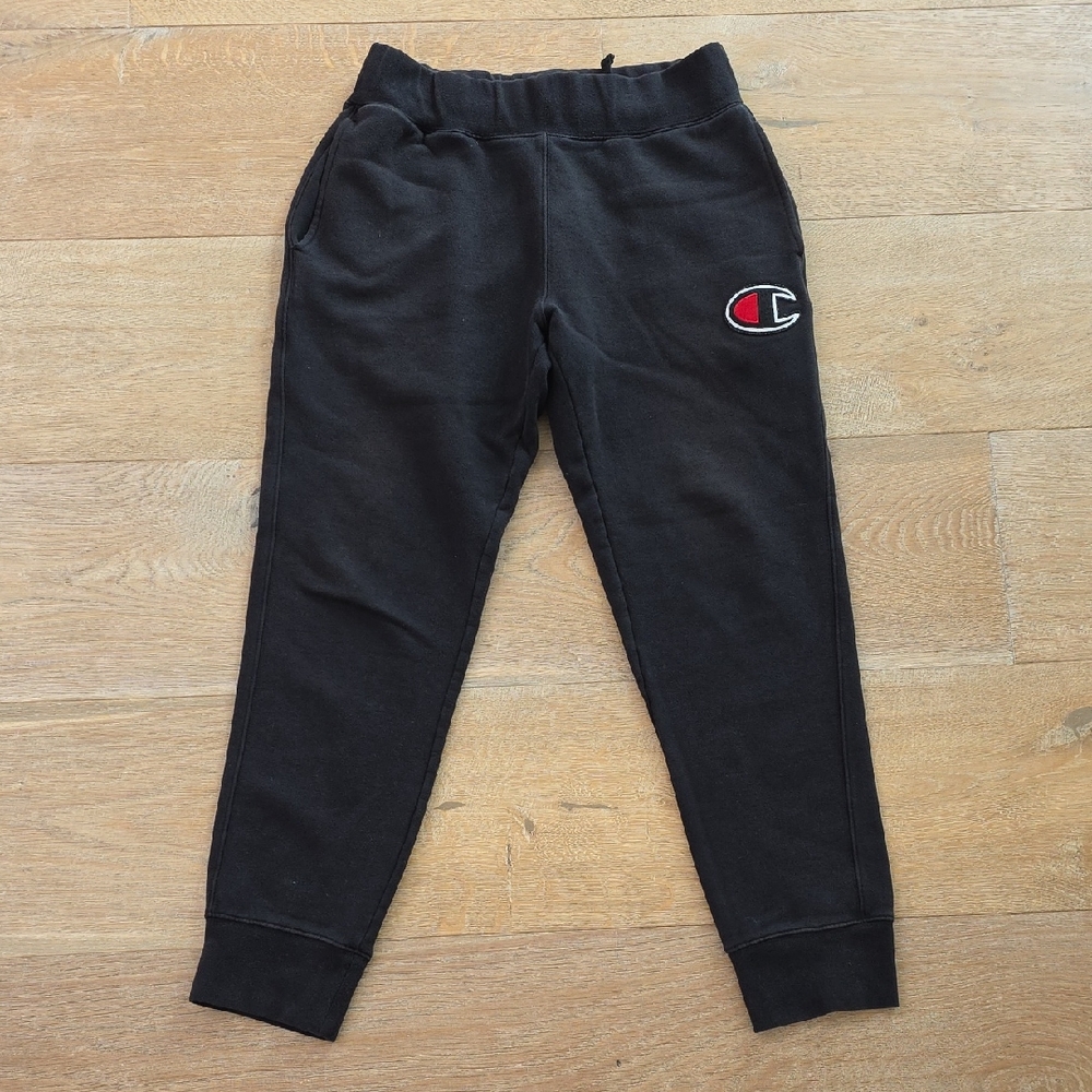 Champion Men's Black Jogger Sweatpants Size S